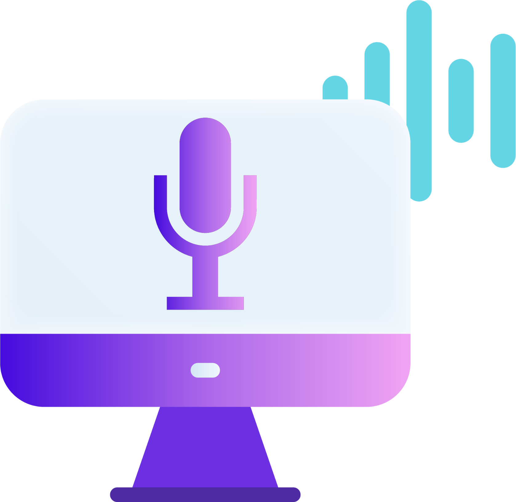 AI voice agent icon